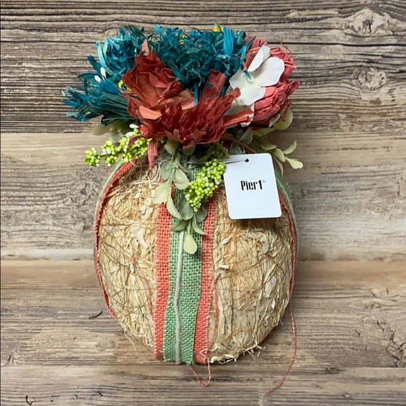Pier 1 Hay Bale Easter Egg NWT